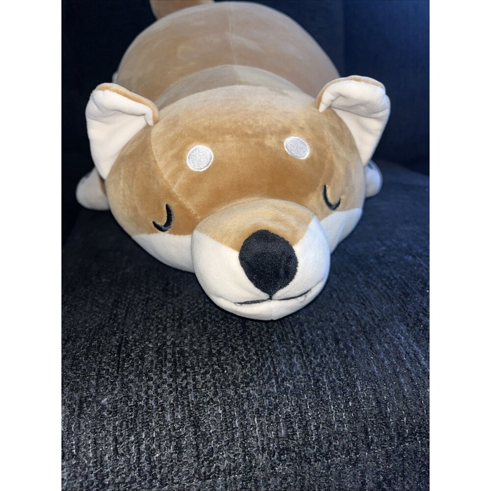 SHIBA INU PLUSH Large ( 27 Inch) Brown Beige SUPER SOFT Hypoallergenic Toy